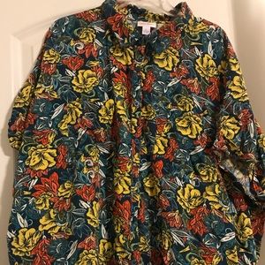NWOT Lularoe Amy Button-Up Top